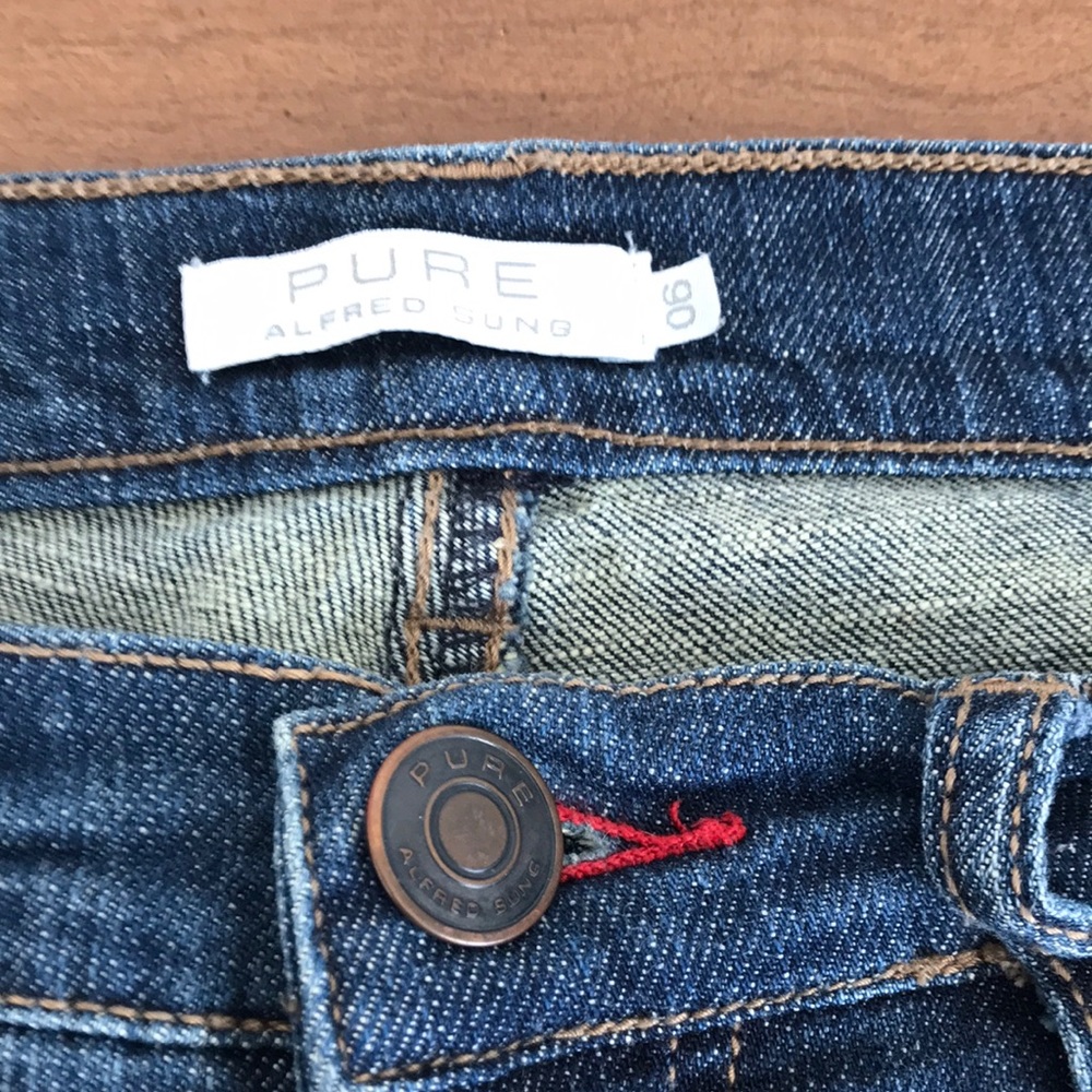 Pure Alfred Sung boyfriend jeans
